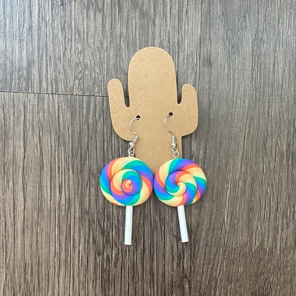 Jewelry - 💖 2 for $10.00 Candy Lollipop Dangle Earrings